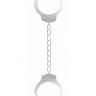 Металлические белые оковы Pleasure Legcuffs