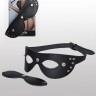Кожаная маска с шорами Sitabella Chrome Collection