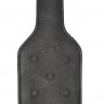Черная шлепалка Leather Vampire Paddle - 41 см.