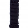 Чёрная веревка для связывания BONDX LOVE ROPE - 5 м.