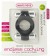 Чёрное эрекционное кольцо Double Vibrating Endless Cockring с вибрацией