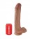 Фаллоимитатор-мулат на присоске 13  Cock with Balls - 35,6 см.