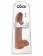 Фаллоимитатор-мулат на присоске 13  Cock with Balls - 35,6 см.