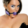 Сиреневый кляп BREATHABLE BALL GAG