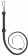 Черный витой кнут Twisted Whip Real Leather Bullwhip - 147 см.