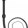 Черный витой кнут Twisted Whip Real Leather Bullwhip - 147 см.