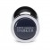 Серебристая анальная пробка DARKER BEYOND EROTIC STEEL BUTT PLUG - 8,9 см.
