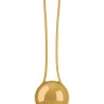 Золотистый вагинальный шарик Pleasure Ball Deluxe