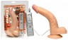 Реалистичный вибромассажёр на присоске Curved Ecstasy - 19 см.