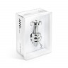 Ребристая серебристая пробка ANNI Ano silver plated T2 - 7,5 см.