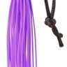 Фиолетовая мини-плеть из резины Rubber Mini Whip - 22 см.
