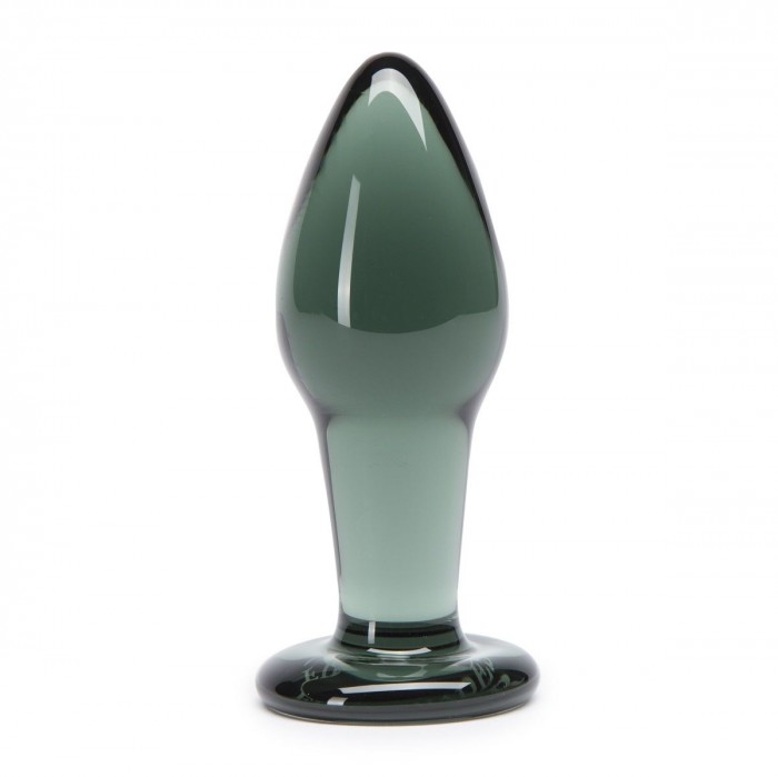 Стеклянная анальная пробочка DARKER SOMETHING DARKER GLASS BUTT PLUG - 10,7 см.