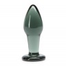 Стеклянная анальная пробочка DARKER SOMETHING DARKER GLASS BUTT PLUG - 10,7 см.
