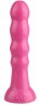 Розовая анальная втулка с круглым кончиком - 23 см.