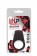 Чёрное эрекционное виброкольцо LIT-UP SILICONE STIMU RING 4 BLACK
