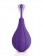 Фиолетовый вибростимулятор Focus Sonic Vibrator с 3 насадками