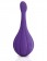 Фиолетовый вибростимулятор Focus Sonic Vibrator с 3 насадками