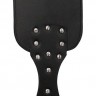 Черная шлепалка Studded Paddle - 38 см.