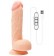 Телесный USB-вибратор REALSTUFF 8.5INCH - 22 см.