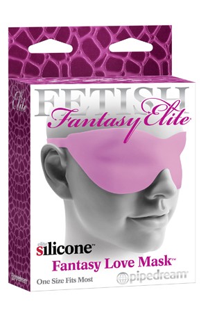Розовая силиконовая маска FANTASY LOVE MASK
