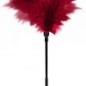Пластиковая метелочка с красными пёрышками Small Feather Tickler - 32 см.