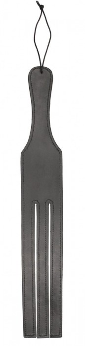 Черная шлепалка Three Finger Paddle Tawse - 51 см.