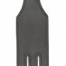 Черная шлепалка Three Finger Paddle Tawse - 51 см.