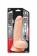Телесный USB-вибратор с присоской REALSTUFF 7.5INCH FLESH - 19 см.