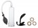 Мужской набор для любовных игр HIS ESSENTIAL PUMP KIT: анальный массажер, помпа, кольца на пенис