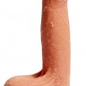 Телесный фаллоимитатор-реалистик Azazels Penis на присоске - 17 см.