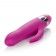 Вибромассажер с клиторальной стимуляцией Turn it Up! 7-Function Silicone Massager - 20,3 см.