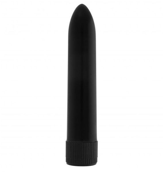 Чёрный вибратор GC Easy Vibe - 13,2 см.