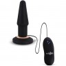Чёрная анальная вибровтулка APEX BUTT PLUG LARGE BLACK - 15 см.
