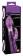 Фиолетовый вибратор с ротацией и клиторальной стимуляцией Purple Surprise - 24,5 см.