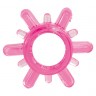 Розовое эрекционное кольцо COCK RING TRIPPIN