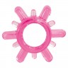 Розовое эрекционное кольцо COCK RING TRIPPIN
