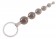 Дымчатая анальная цепочка Anal Beads - 20,5 см.
