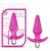 Розовая анальная вибропробка Luxe Discover - 12,7 см.
