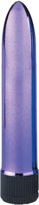Фиолетовый классический вибратор KRYPTON STIX 5 MASSAGER M/S PURPLE - 12,7 см.