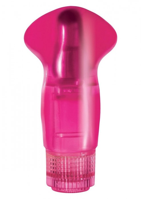 Розовый вибратор Nouvelle Massager III - 14 см.