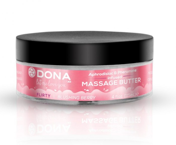 Увлажняющий массажный крем-масло DONA Flirty Blushing Berry - 115 мл.