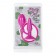 Розовый анальный расширитель Booty Call Booty Pumper Small - 9,5 см.
