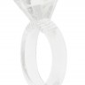 Эрекционное кольцо в виде колечка SILICON DIAMOND COCKRING