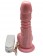 Телесный фрикционный вибратор DILDO REALISTIC - 18 см.