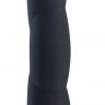 Чёрный вибратор JAZZIE - 17,8 см.