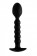 Черный ребристый стимулятор простаты Sojourn Slim Ribbed Prostate Stimulator - 12,1 см.
