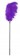 Стек с большим фиолетовым пером Large Feather Tickler - 65 см.