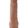 Фалоимитатор-мулат на присоске 11  Cock with Balls - 28 см.