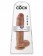 Фалоимитатор-мулат на присоске 11  Cock with Balls - 28 см.
