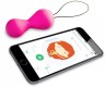 Розовые вагинальные шарики Gballs2 App